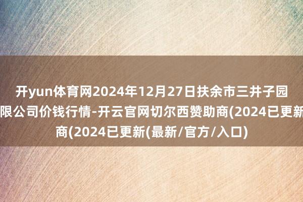 开yun体育网2024年12月27日扶余市三井子园区商场竖立运营有限公司价钱行情-开云官网切尔西赞助商(2024已更新(最新/官方/入口)