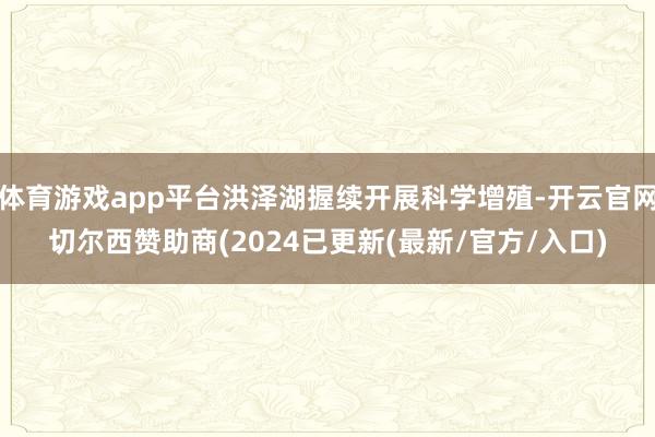 体育游戏app平台洪泽湖握续开展科学增殖-开云官网切尔西赞助商(2024已更新(最新/官方/入口)
