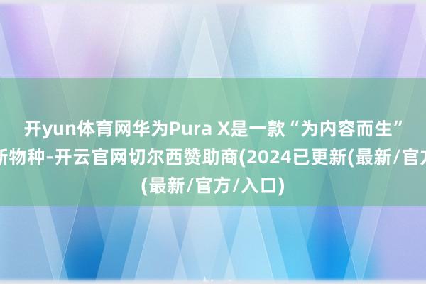 开yun体育网华为Pura X是一款“为内容而生”的科技新物种-开云官网切尔西赞助商(2024已更新(最新/官方/入口)