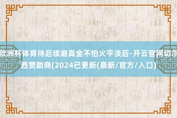 欧洲杯体育待后续磨真金不怕火平淡后-开云官网切尔西赞助商(2024已更新(最新/官方/入口)